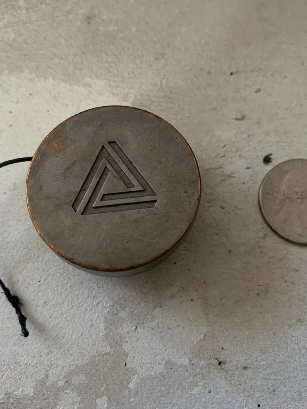 Vastu Triangle Helix Badge Reel